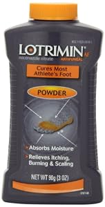 Lotrimin Antifungal Powder for Athlete's Foot, 3-Ounce Bottles (Pack of 3)