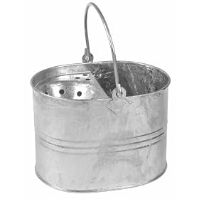 8 Litre Galvanized Mop Bucket