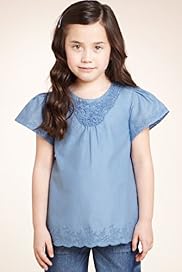 Autograph Pure Cotton Embroidered Kaftan Top