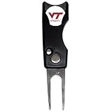 Virginia Tech Hokies Spring Action Divot Tool W/ Ball Marker - NCAA College Athletics