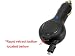 Cellet Micro USB Retractable Car Charger for Samsung Galaxy Series, Motorola Atrix, HTC Amaze 4G, LG Doubleplay and Other Phones with Micro USB charging port image 1