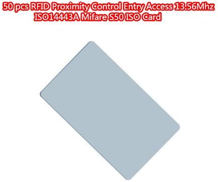 50pcs RFID Proximity Control Entry Access 13.56Mhz ISO14443A Mifare S50 ISO Card