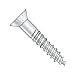 #9 x 1" Wood Screws/Phillips/Flat Head/Steel/Zinc (Carton: 3,000 pcs)