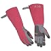Kinco 2160W Synthetic Leather Ladies Rose Glove, Work, Medium, Pink (Pack of 6 Pairs)