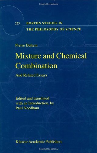 Mixture and Chemical Combination: And Related Essays (Boston Studies in the Philosophy and History of Science)