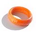 Jewelry : Fire Orange Resin Bangle Bracelet