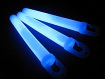 10 Blue Military High Intensity Light Sticks By Lumica. 30 min Glow Sticks