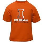 Illinois Fighting Illini Orange Toddler Biggest Lil' Fan T-shirt