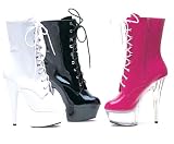 609-DIANA, 6 Pointed Stiletto Ankle Boot With Inner Zipper in 4 Colors by Ellie Shoes