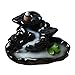 MagiDeal Ceramic Glaze Incense Smoke Cone Burner Backflow Censer Tower Holder #1