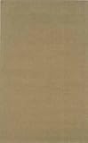 1'10 x 2'10 Handmade Wool Rug Cedar Green Color