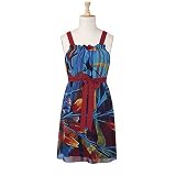 Midnight Tulips Print Georgette Dress (Petite, Tall & Misses Sizes XS-3X)