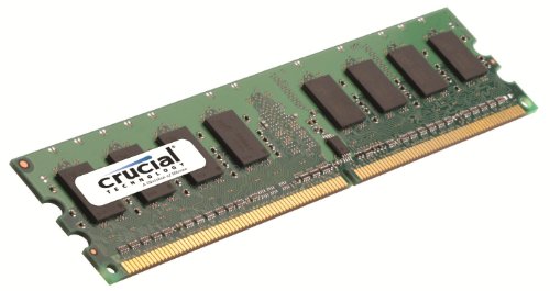 Crucial / 1GB / 240-pin DIMM / DDR2 PC2-5300 memory module