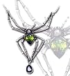 Emerald Venom - Alchemy Gothic Pendant Necklace