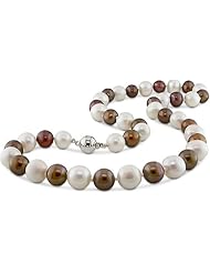 Sterling-Silver 9-9.5 MM White Freshwater Cultured Pearl Strand, 18"