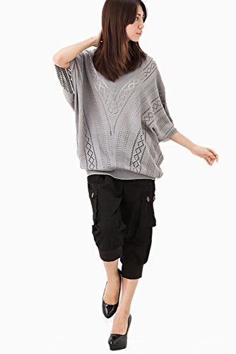 (ゴールドジャパン)Goldjapan 大きいサイズ カーゴショーツボトムス7分丈パンツ ウエストゴム