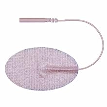 3B Scientific W63207 Comfort-Stim Elite Tan Spunlace Electrodes, 2.5" Length x 1.5" Width