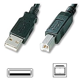 Cordon USB A M�le / USB B M�le - 1.5 M - CABLE COMPATIBLE IMPRIMANTES USB