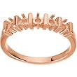 14K Rose Gold Mother's Ring - 5 Gemstone -- YOU CHOOSE THE COLORS!