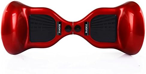 lSUOKU 10Inch Smart Self Balancing Shilly Car 2 Wheels Electric Scooters Drift Skateboard Off Road-Big Red