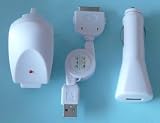 EMARTBUY IPOD CLASSIC 80GB, 160GB USB MAINS CAR MULTI CHARGER ADAPTOR PACK