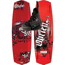OBrien 137 Ace Wakeboard with Device Bindings Mens Wakeboard Packages