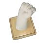 Baby Art 34120004 - Kit f�r Hand oder Fu�abdruck 3D, natural (holzfarben)