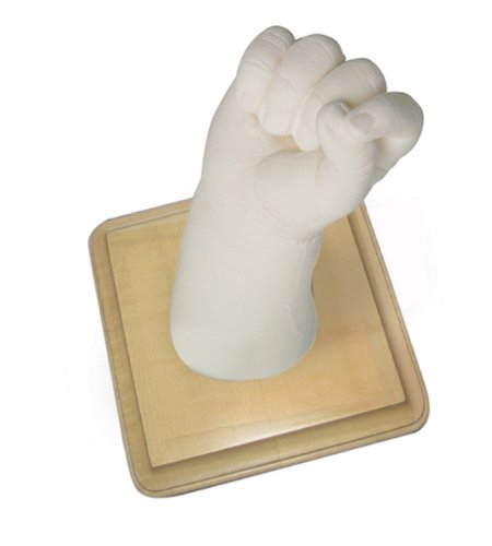 Baby Art 34120004 - Kit für Hand oder Fußabdruck 3D, natural (holzfarben)