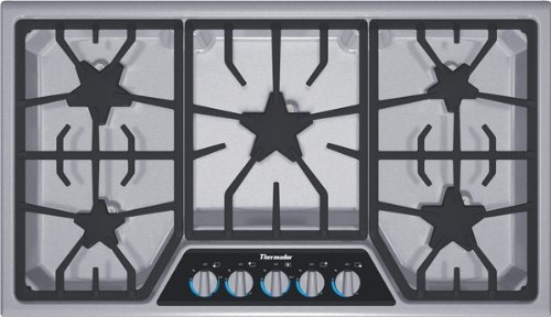 Thermador : SGSX365FS 36 Masterpiece Gas Cooktop Stainless