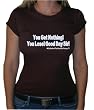 One Liners WILLY WONKA "YOU GET NOTHING! YOU LOSE! GOOD DAY SIR!" Juniors Movie Line Sheer T-Shirt
