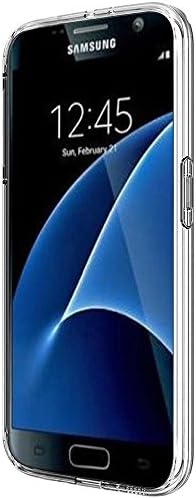 Samsung Galaxy S7 Case, crazycov(TM) For Samsung Galaxy S7 Premium Ultra Slim Hard Crystal Clear Transparent Hybrid Cover Fused rugged Bumper flexible TPU (clear)