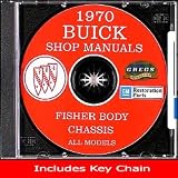 1970 Buick Chassis Shop Repair Service Manual - All Models on CD (Includes Key Chain) deals and discounts