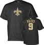 Reebok New Orleans Saints Drew Brees Name & Number T-Shirt Large