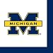 University of Michigan Luncheon Napkins