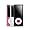 Macally Msuit-N5 3 Silikon-Schutzhüllen für iPod Nano 5G, transparent/weiß/schwarz