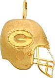 14K Gold NFL Green Bay Packers Football Helmet Charm