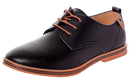 Serene Mens Leather Lace-Up Plain toe Oxfords