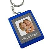 Cirrus Digital 1.5 inch Photo Keyring - Blue