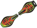 Makrofit Waveboard Pro XL Laura bis 95 kg mit Tasche und Leuchtrollen, grün, 88x23x14, 14035