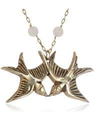 Alisa Michelle Love Birds Necklace, 28"