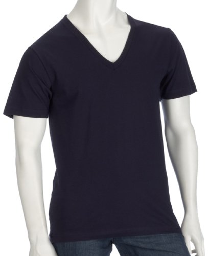 American Apparel Unisex Adults Fine Jersey Short Sleeve V-Neck