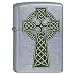 Zippo Lighter - Celtic Cross on Street Chrome, Rare!
