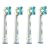 Braun Oral-B Aufsteckb�rsten MicroPulse 4er (f�r alle rotierenden Zahnb�rsten von Oral-B)