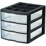 Sterilite 20439002  3 Drawer Medium Desktop Unit, Pack of 2