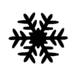 Uchida LV-CP25 Clever Lever Craft Punch, Snowflake