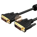 Premium Digital DVI-D Male to Male (M/M) Cable 9.9Gbps 24+1 pin (6 ft / 1.8 ....