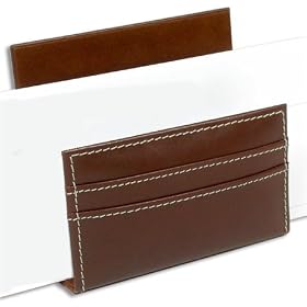 Rustic Genuine Leather Executive Letter Holder