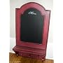 Kitchen Menu Chalkboard with Hooks & Shelf