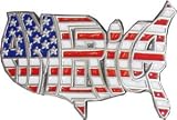 Men's AMERICA FLAG Punk Rock Metal Belt Buckle