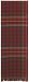 Hand Woven 100% Cotton Colorful Red and Dark Green Plaid Table Runners 12x72 Inches Set of 2